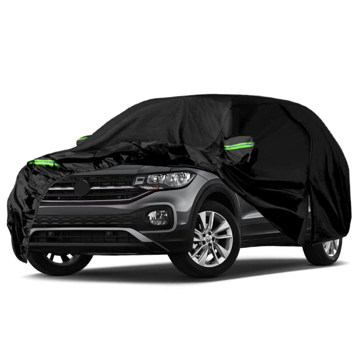 Autoabdeckung Wasserdicht Kompatibel mit VW T-Cross 2018-2024, Atmungsaktiv Vollgarage Autoplane für