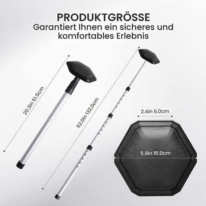 LOVMEAD Golf Travelcover, Golf Protector Travel Covers Support System Backbone-Reiseabdeckung aus Al