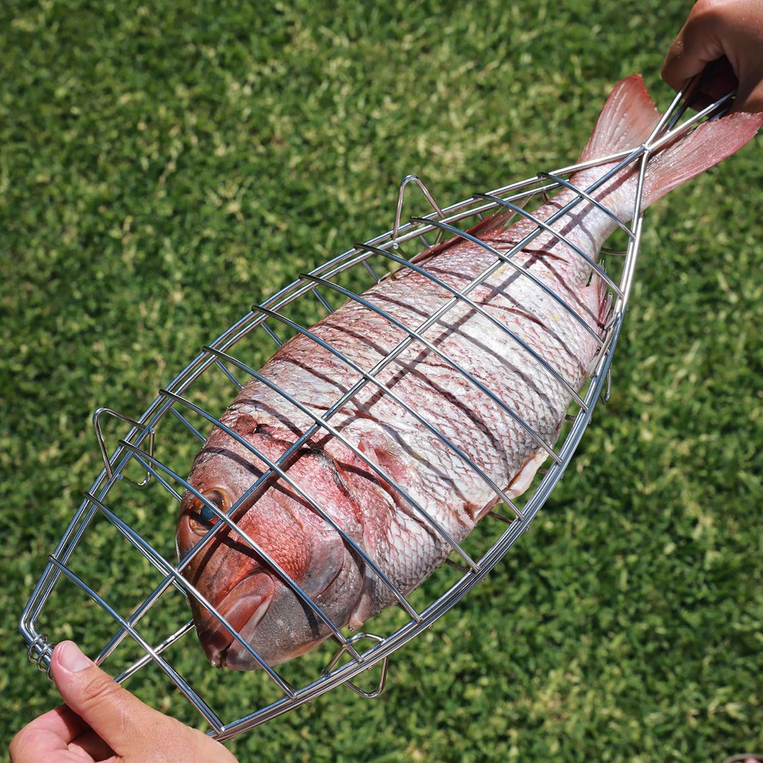 Ibili 770100 Fischbräter, Edelstahl, Silber, 19 x 19 x 42 cm, 19 x 19 x 42 cm
