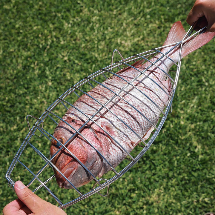 Ibili 770100 Fischbräter, Edelstahl, Silber, 19 x 19 x 42 cm, 19 x 19 x 42 cm