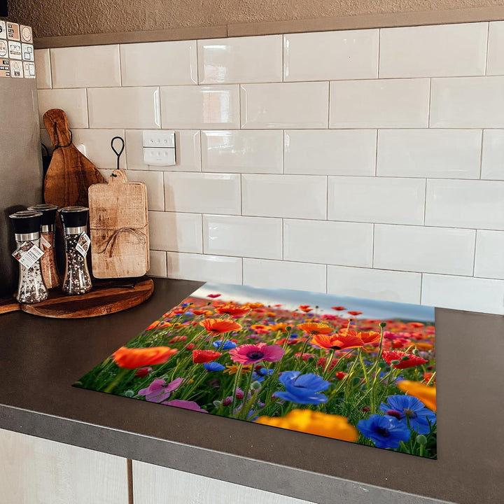 KitchenYeah© Herdabdeckplatte Einteilig Küche Ceranfeld Abdeckplatte Cerankochfeld Abdeckung Indukti
