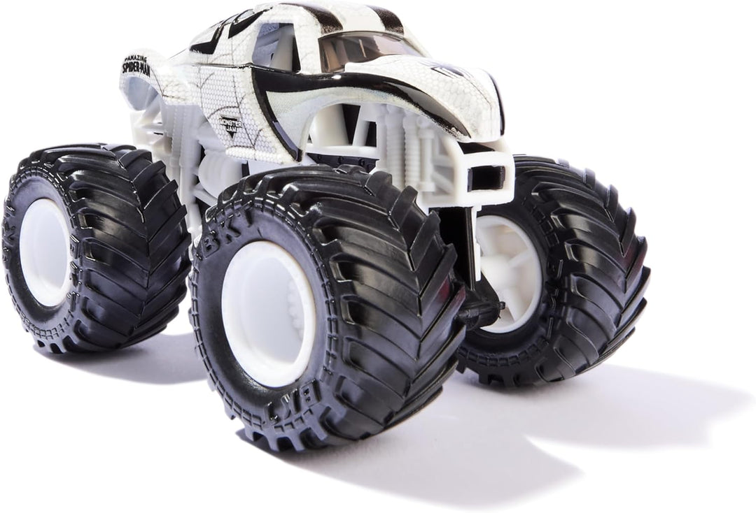 Monster Jam, Marvel Official Spider Man Monster Truck, Die-Cast Vehicle, 1:64 Scale, Super Hero Kids