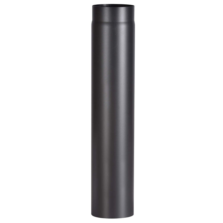 FIREFIX R150/7 Ofenrohr aus 2 mm starken Stahl (Rauchrohr) in 150 mm Durchmesser, für Kaminöfen und