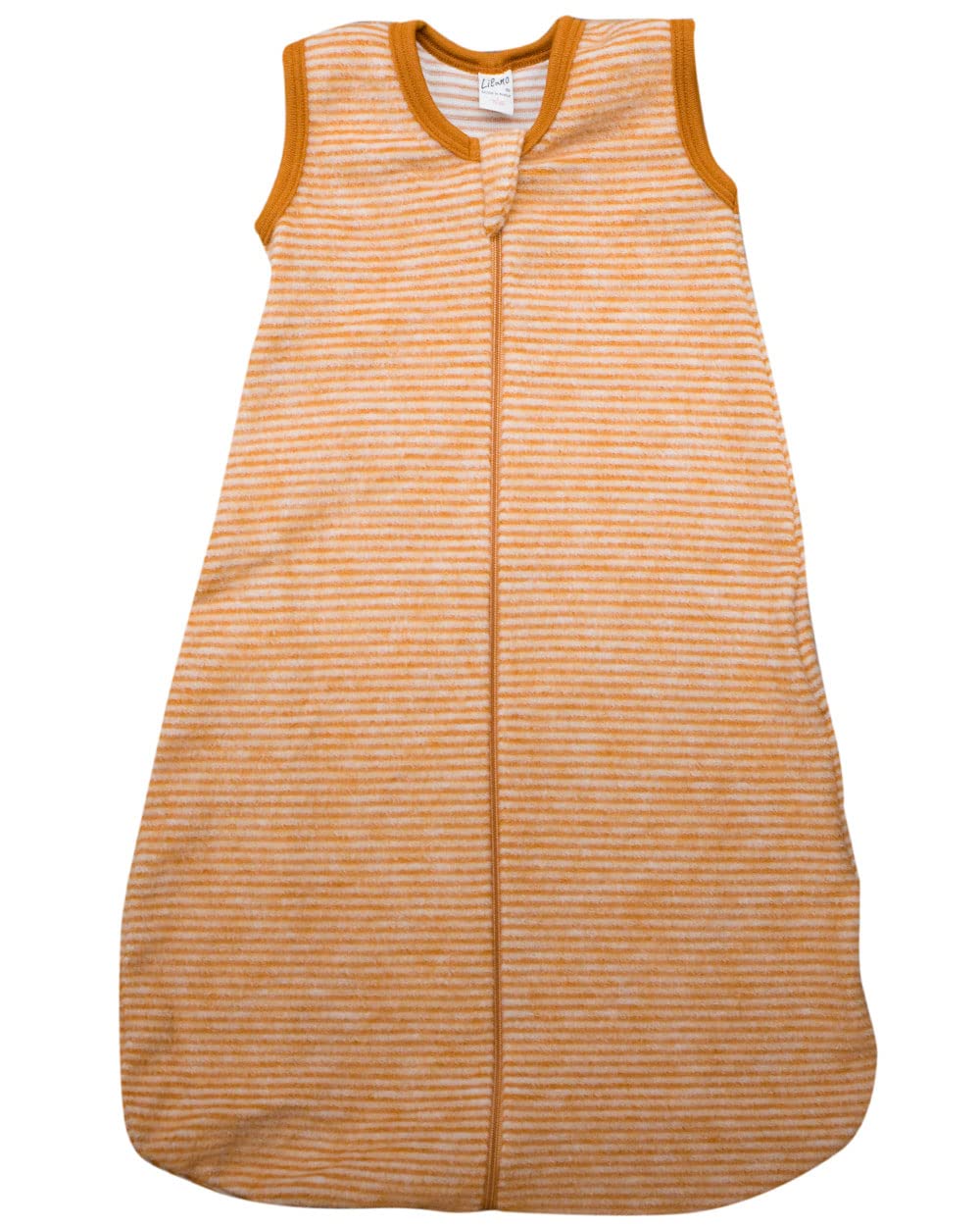 Lilano, Baby Fleece Schlafsack Ohne Arm, 100% Merinowolle (110 cm, Curry Natur) 110 cm Curry Natur,