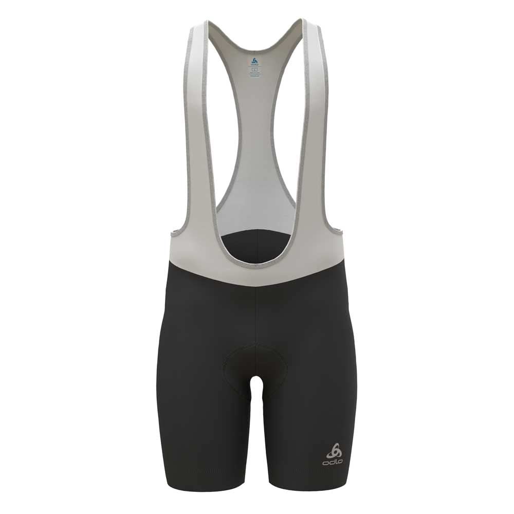 Odlo Herren Radshorts mit Trägern ESSENTIALS XXL White - Black, XXL White - Black