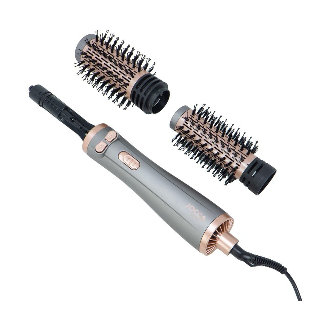 JOCCA – 3-in-1-Haartrocknerbürste | Trockner, Lockenwickler und Volumengeber | 3 Temperaturen, 2 Ges