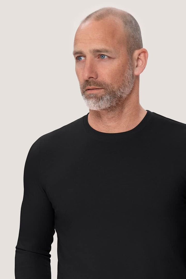 Hakro Longleeve Performance 5XL Schwarz, 5XL Schwarz