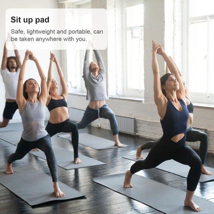 NUOBESTY Tragbare als Bauchtrainer Sit Up Stützmatte aus Pearl Cotton und Pvc Leicht und Gepolstert