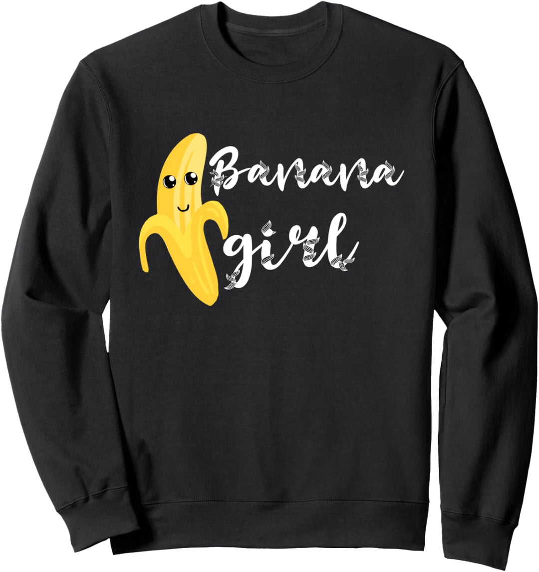 Bananen Mädel Banana Girl Süsse Kawaii Banane Frucht Obst Sweatshirt