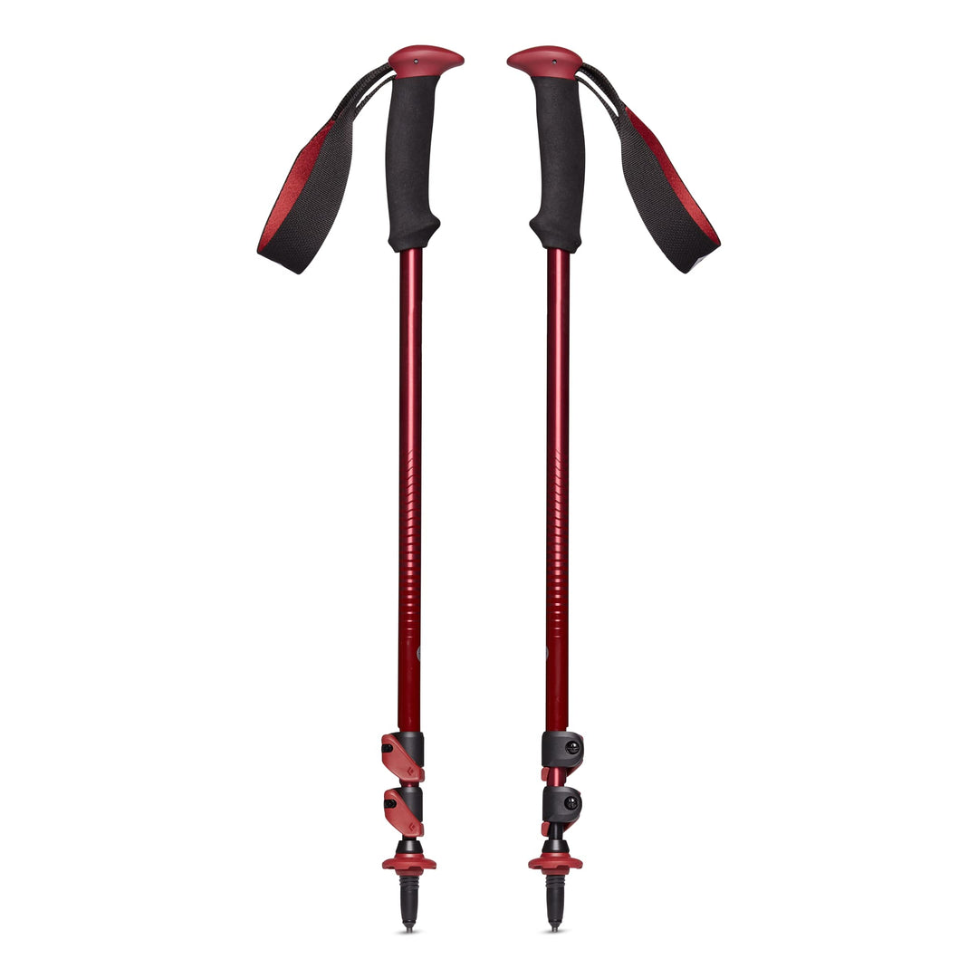Black Diamond Trail Back Trekking Poles Rot, Wander- und Trekkingstock, Grösse 100-140 cm - Farbe Da
