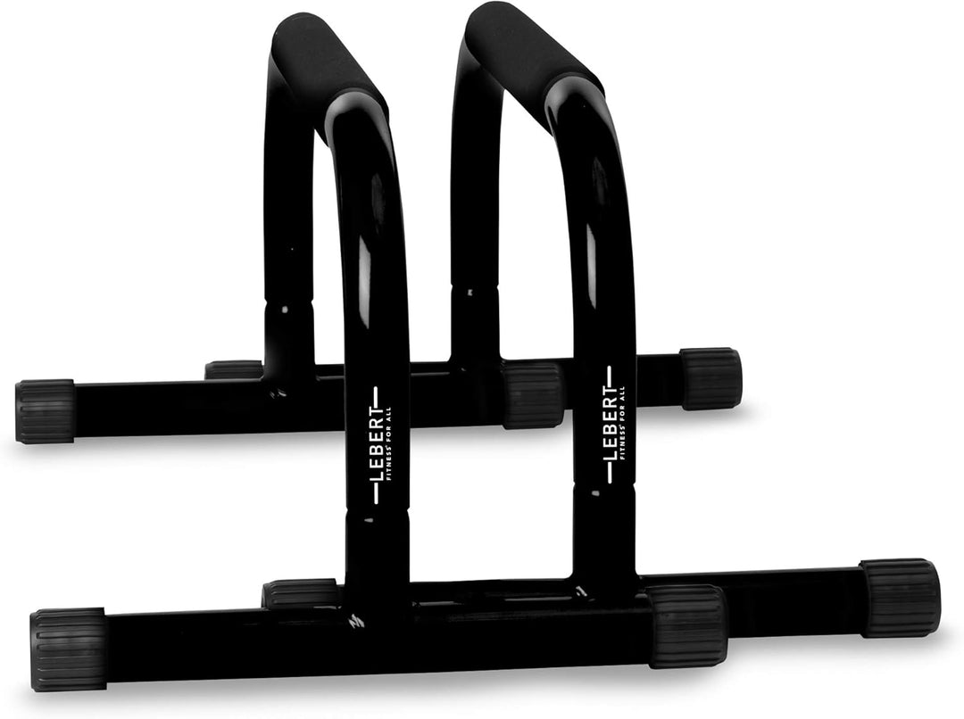 Lebert Fitness Parallettes - Calisthenics Equipment ✓ Dip Station ✓ Push Up Stand Bar ✓ Bodyweight E