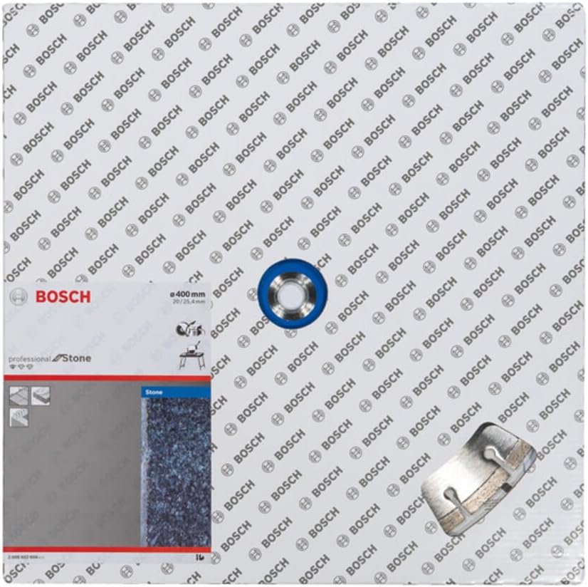 Bosch Professional 1x Diamanttrennscheibe Standard for Stone (für Stein, Granit, Beton, Ø 400 x 20/2
