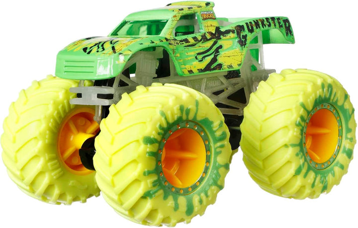 HOT WHEELS Monster Trucks - Multipack mit Leuchteffekt im Dunkeln, 10 Fahrzeuge im Massstab 1:64, 5