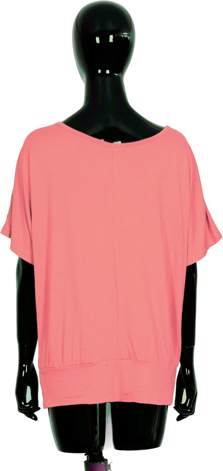 Van Der Rich ® - Oversize T-Shirt mit Fledermausärme - Damen 