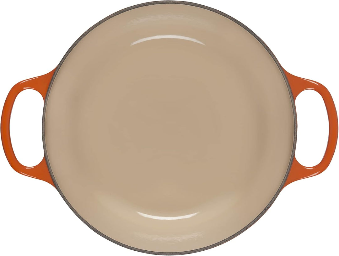 Le Creuset Bräter Signature rund hoch 24 cm Ofenrot orange Backofen, orange Backofen