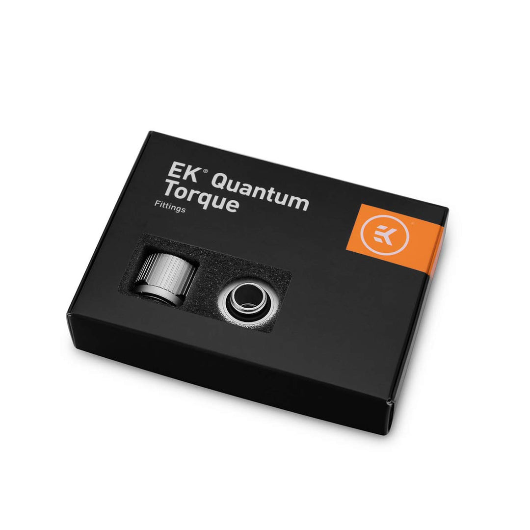 EKWB EK-Quantum Torque 6-Pack STC 10/13 - Satin Titanium Verbindung, silber, 6er