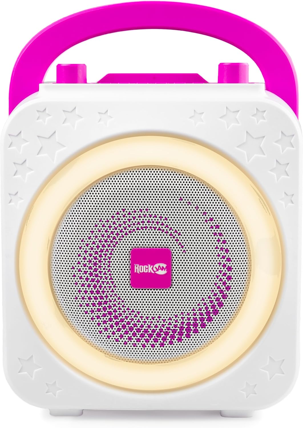 RockJam Ring Bluetooth Karaoke Machine with Two Mics