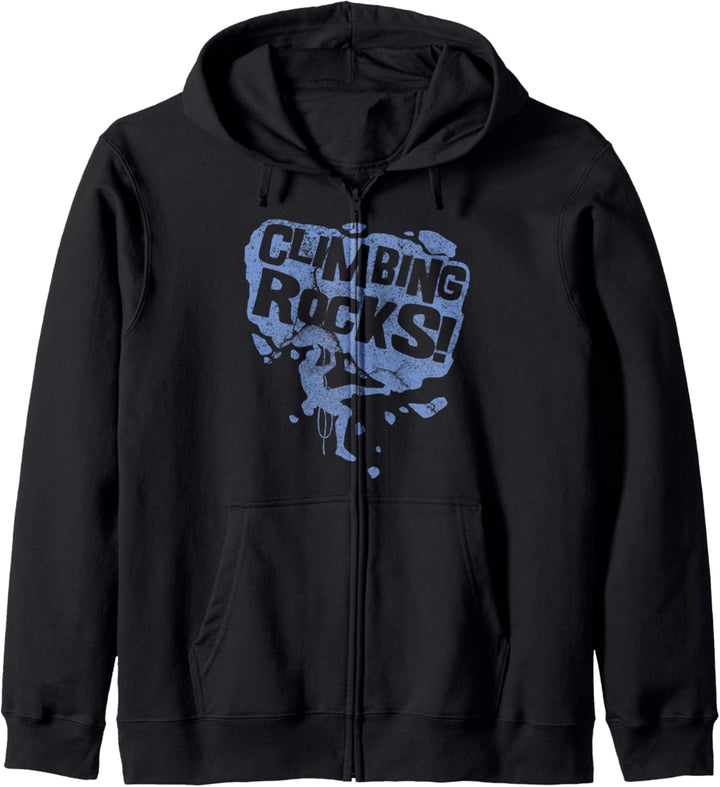 Cool Rock Climbing Geschenkdruck Kletterer Bouldersteine Kapuzenjacke