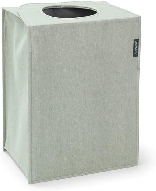 Brabantia - Wäschesack - Quick-Drop-Öffnung - Robuste Textilsack - Platzsparend - Der Deckel lässt s