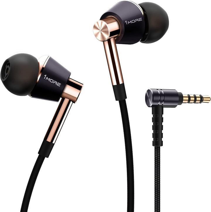 1MORE Triple-Driver Kopfhörer, Kabelgebundene In Ohr Hi-Fi Ohrhörer mit High Resolution, Audio Stere