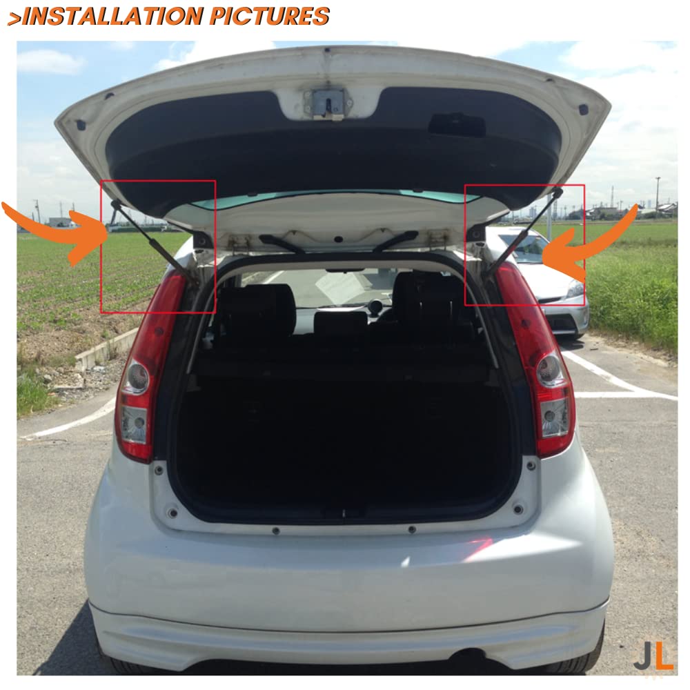 JINGLINGKJ für Agila (B) (H08) BGS10114 GS10165 21503 Gasdruckfedern, für Heckklappe, 2 Stück Normal