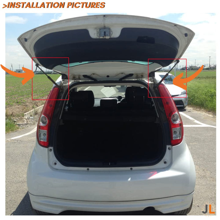 JINGLINGKJ für Agila (B) (H08) BGS10114 GS10165 21503 Gasdruckfedern, für Heckklappe, 2 Stück Normal