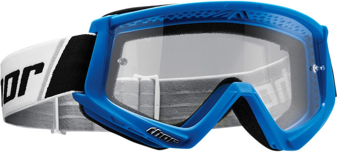 Thor Crossbrille Combat blau weiss Motocrossbrille Endurobrille MX-Brille