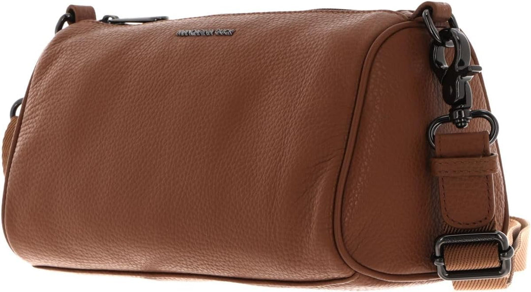 Mandarina Duck Mellow Leather Crossover Bag Indian Tan