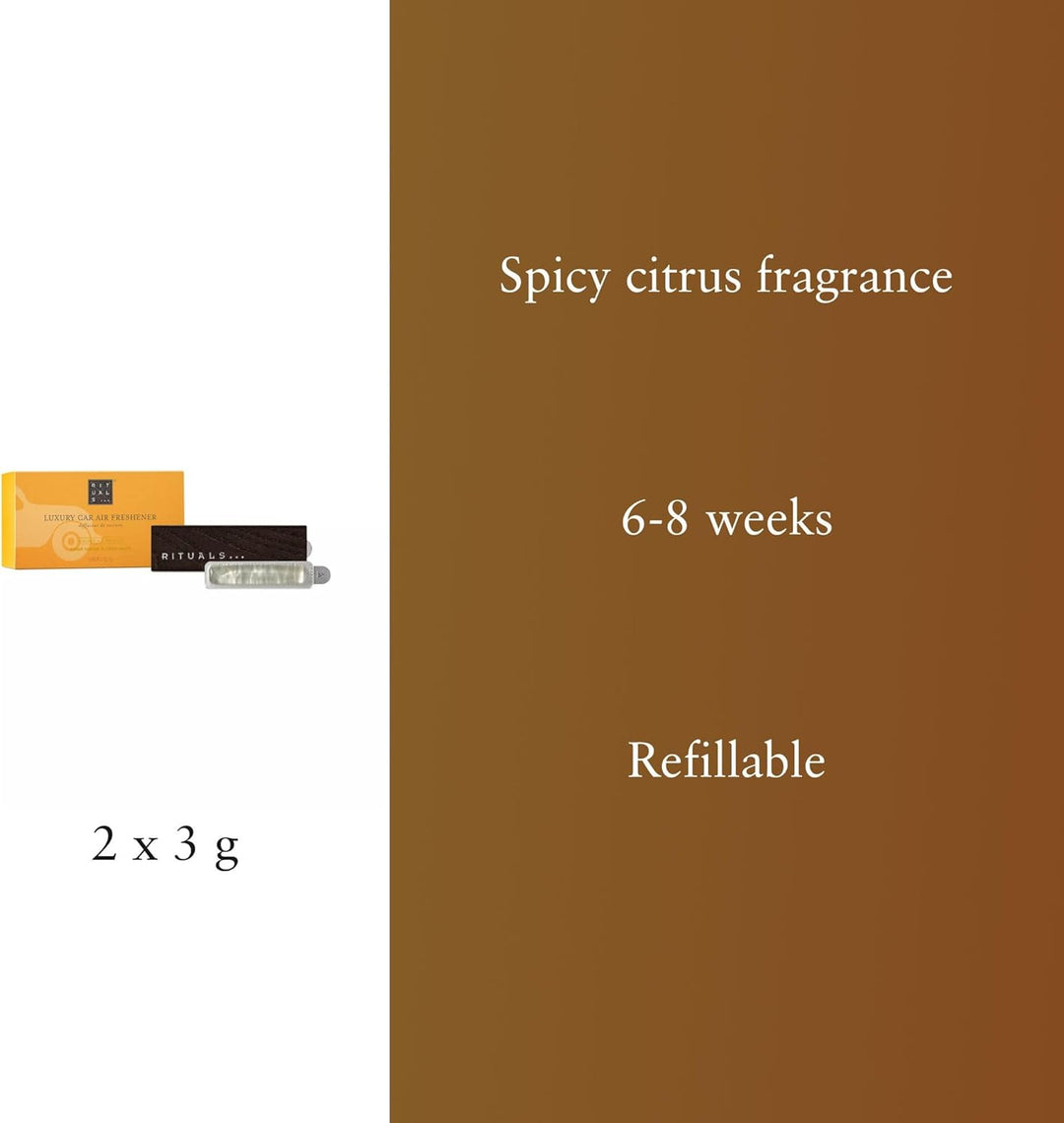 RITUALS Auto Parfüm Mehr Car Air Freshener – Auto Duft mit Aroma von süsser Orange und Zedernholz –