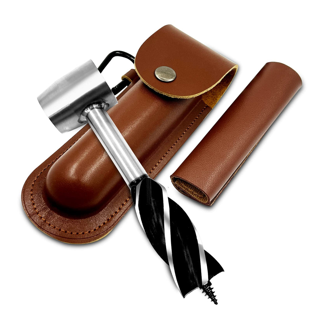 Überlebens-Siedler-Tool Bushcraft-Überlebenswerkzeug Schottisches Auge Manueller Hand-Holzbohrer-Boh