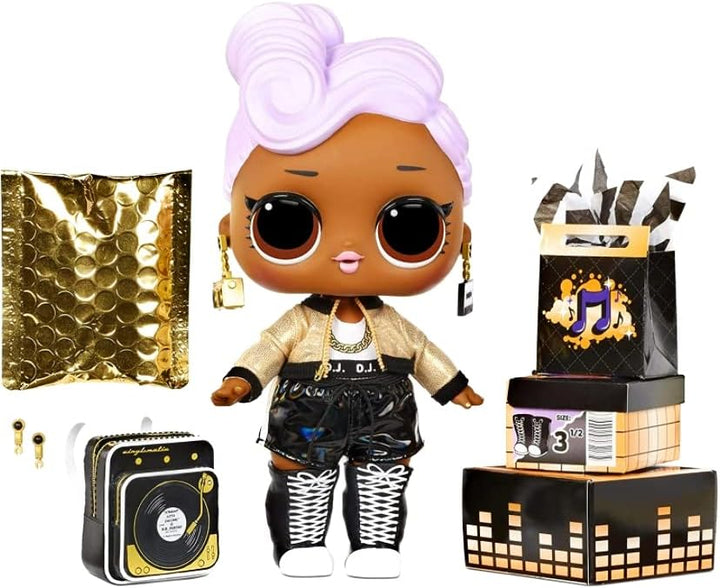 L.O.L. Surprise! 573067EUC LOL Surprise B.B. (Big Baby) D.J. - 27,9 cm grosse Puppe, UNbox Fashions,