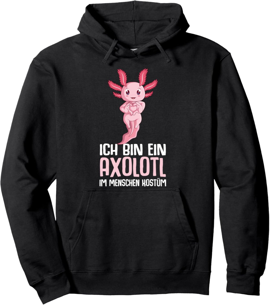 Axolotl Kostüm Kinder Frauen Mädchen Pullover Hoodie