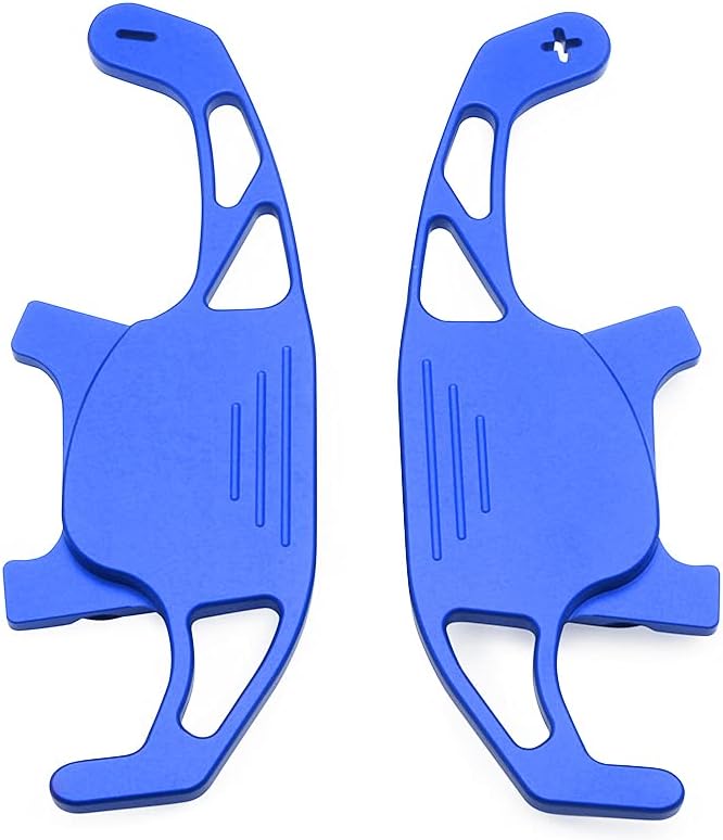 HIBEYO 2 Stücke Lenkrad Schaltwippen Verlängerung Paddles Lenkrad für VW GOLF GTI R R-line GTD GTE M