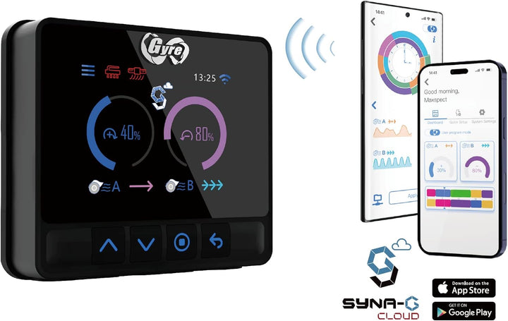 MAXSPECT XF350 DOUBLE CLOUD EDITION GYRE KIT 2 Pumpen 52W + Controller Marine Aquarium 300-3000 L