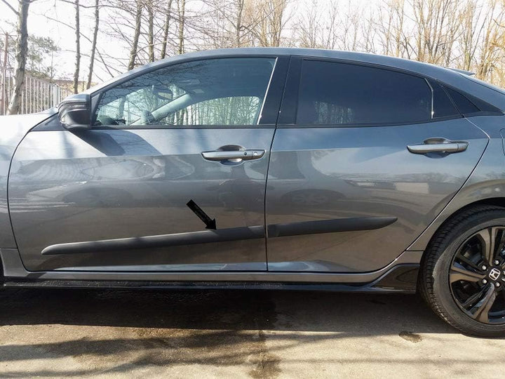 Spangenberg Seitenschutzleisten schwarz passend für Honda Civic X Schrägheck 5-Türer 10. Generation