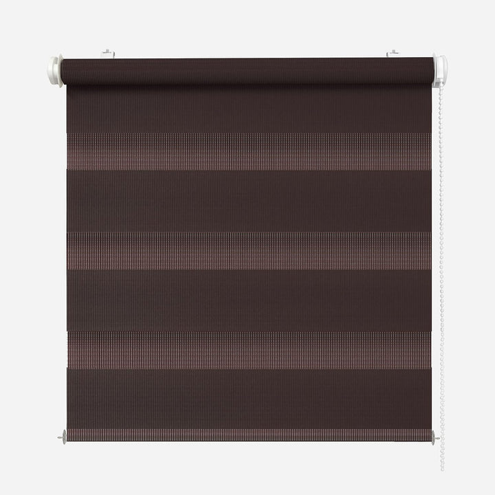 Rikmani Doppelrollo Fensterrollo ARD Duo-Rollo Klemmfixierung Zebrarollo Seitenzugrollo ohne Bohren,