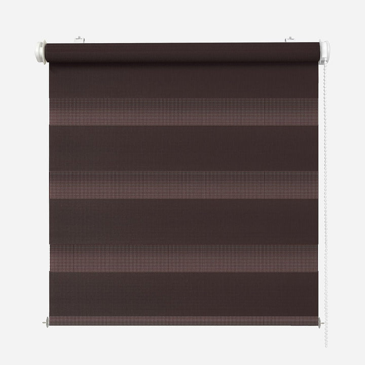 Rikmani Doppelrollo Fensterrollo ARD Duo-Rollo Klemmfixierung Zebrarollo Seitenzugrollo ohne Bohren,