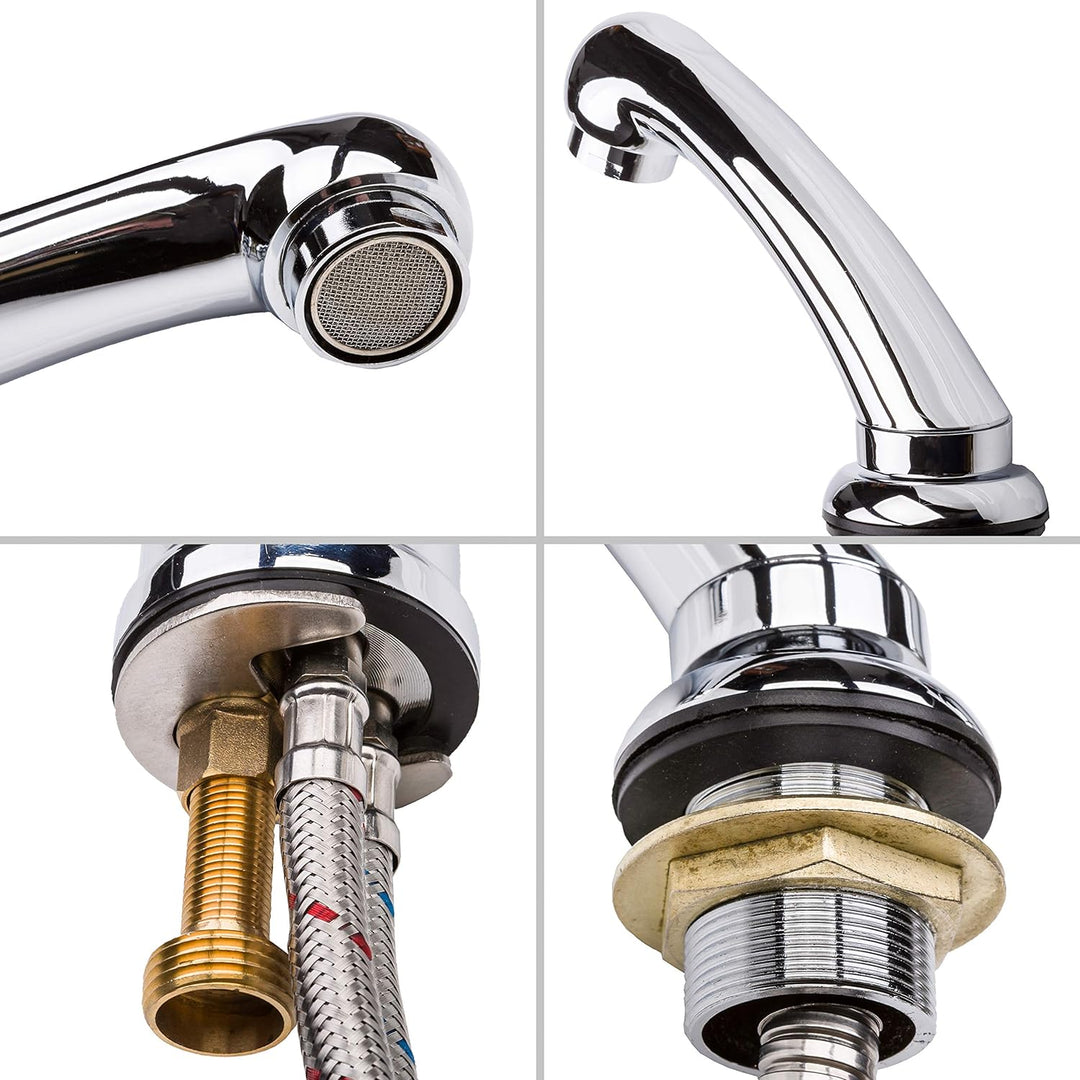 Staboos Profi Mischbatterie und Handbrause,Premium Qualität passent für die meisten Friseur Waschses