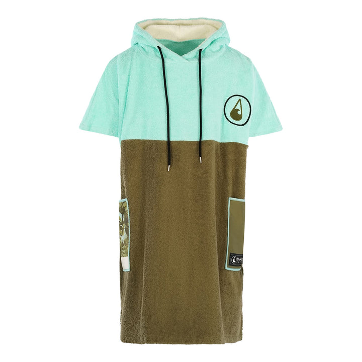 WAVE HAWAII Poncho Agueda Surfponcho 95% Baumwolle Badeponcho für Körpergrössen von 160-190 cm Umkle