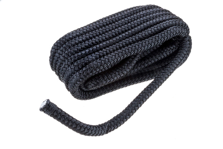 Seachoice Doppelt geflochtene Nylon-Dockleine mit Augenspleiss, einlaufvorbehandelt, wärmestabilisie