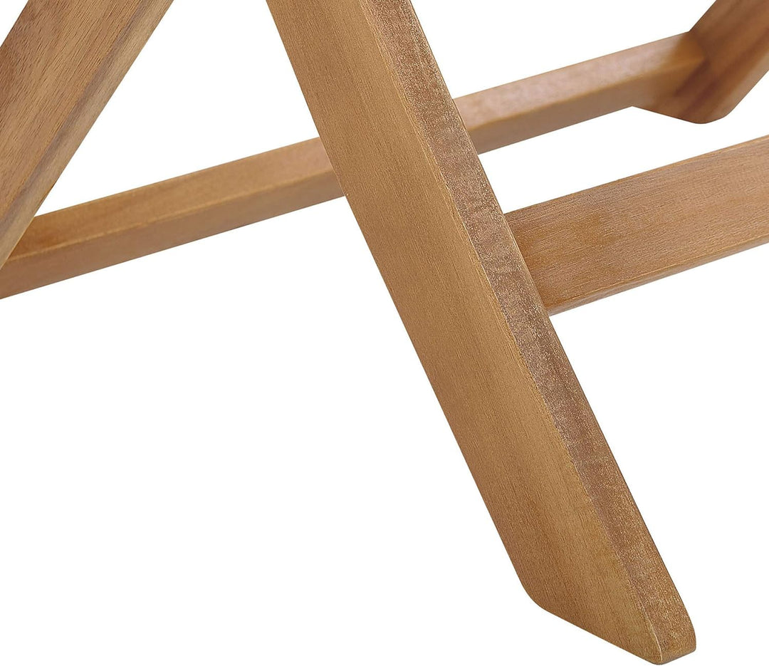Gartenstuhl im 6er Set hellbraun Akazienholz Klappbar Tolve