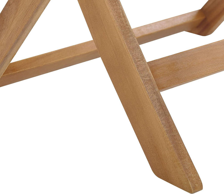 Gartenstuhl im 6er Set hellbraun Akazienholz Klappbar Tolve