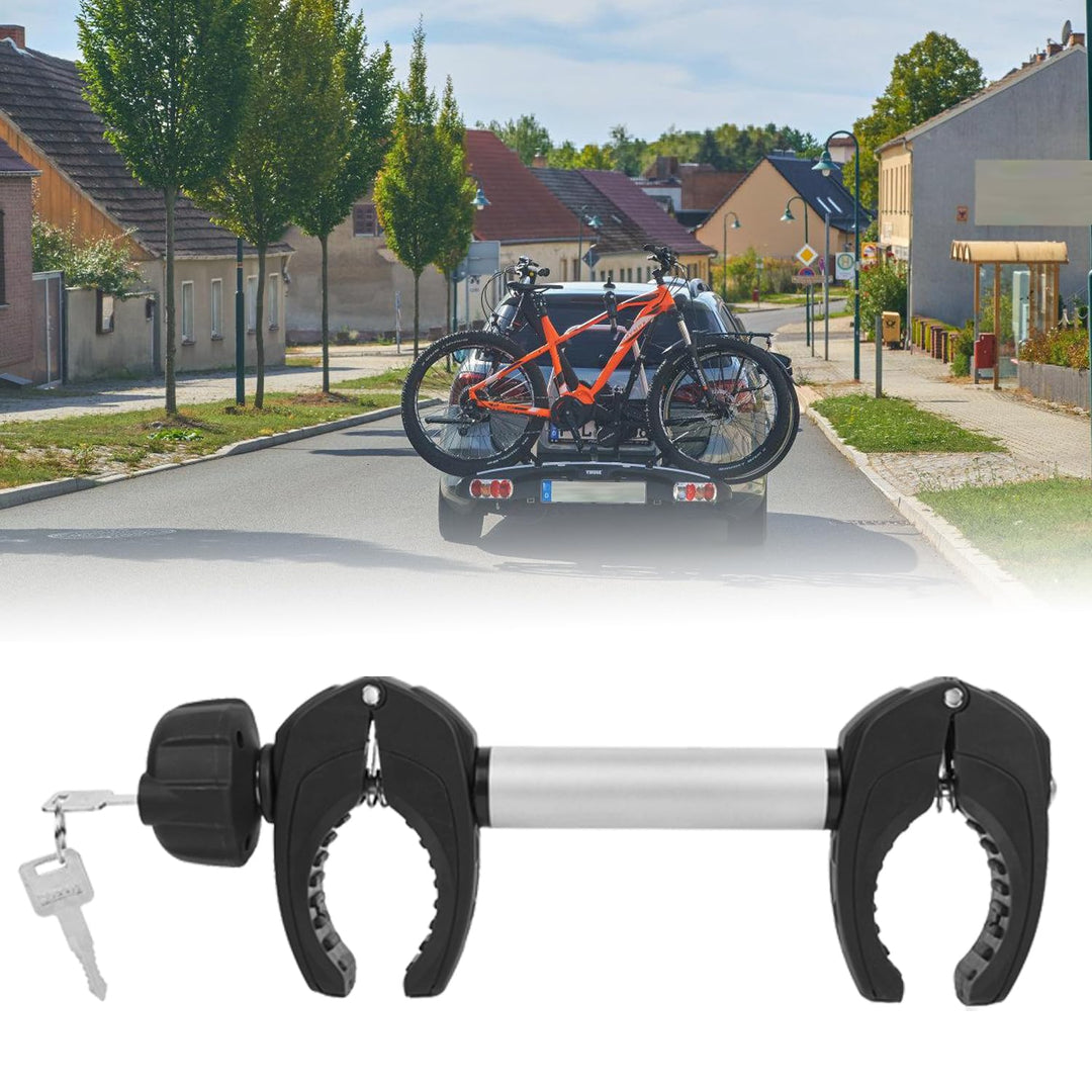 Rahmenhalter 1 Pack, 32cm Länge Abschliessbare Rahmenhalterung für Fahrradträge ，für U-Bügelrohr, 32