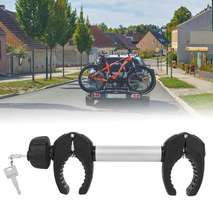 Rahmenhalter 1 Pack, 32cm Länge Abschliessbare Rahmenhalterung für Fahrradträge ，für U-Bügelrohr, 32