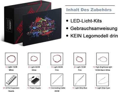 Led Licht Set für Lego 10311 Icons Orchidee Set（Kein Lego-Modell enthalten, BrickBling DIY Beleuchtu