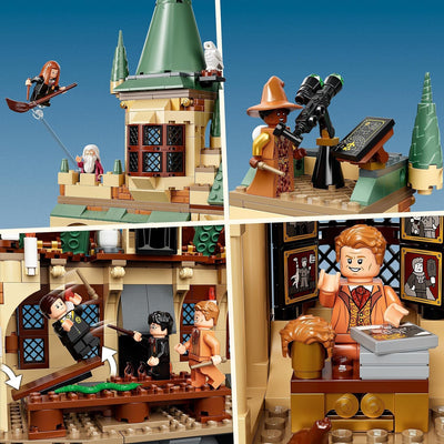 LEGO 76389 Harry Potter Schloss Hogwarts Kammer des Schreckens Spielzeug Set, goldene Voldemort Mini