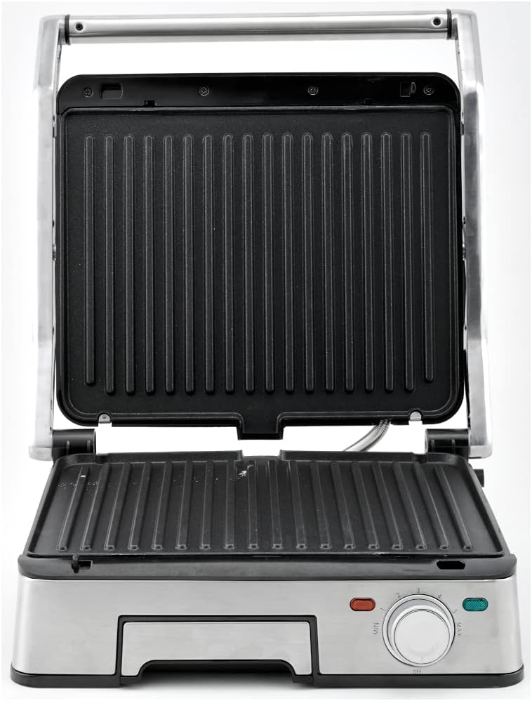 ARDES - Professionelles elektrisches Grillgerät 1800W Elektrischer Kontaktgrill für Brötchen mit 5 T
