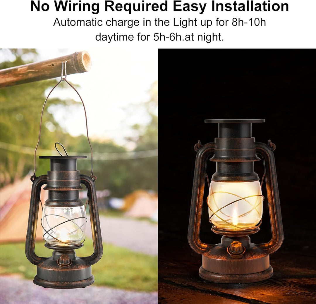 YINUO LIGHT Led Laterne,2 Stück Led Laterne Outdoor,Solar Laterne,Laterne Outdoor,Campinglampe,Garte