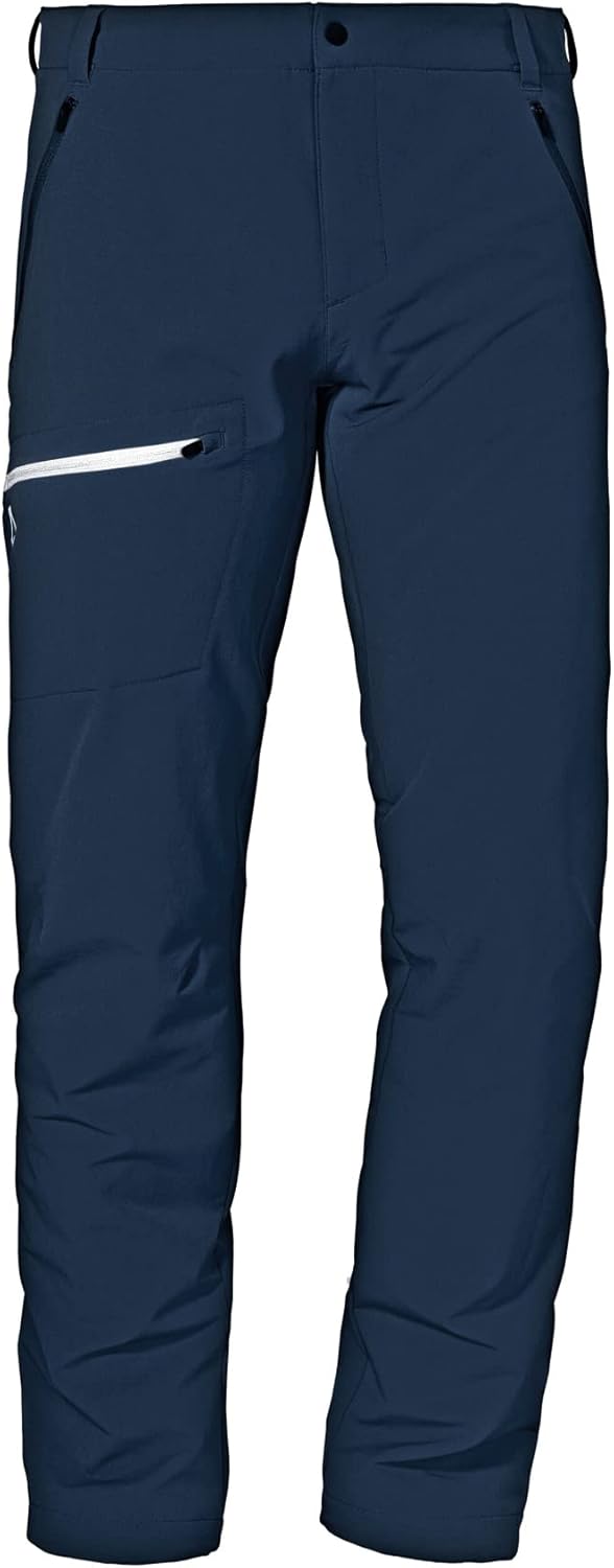 Schöffel Herren Pants Folkstone Warm M, warme Wanderhose mit 4 Wege-Stretch, wasserabweisende Thermo