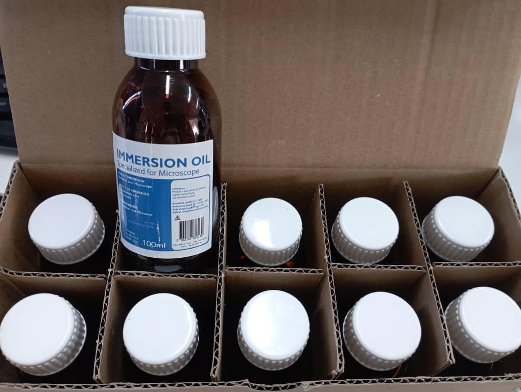 RMY - Eintauchöl für Mikroskope, 100 ml – Kompatibel mit Allen Marken und Mikroskop-Arten – Hochwert